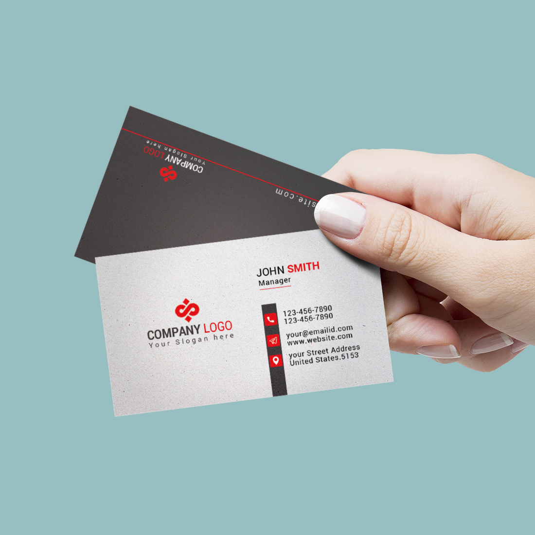 Modern Business Card cover image.