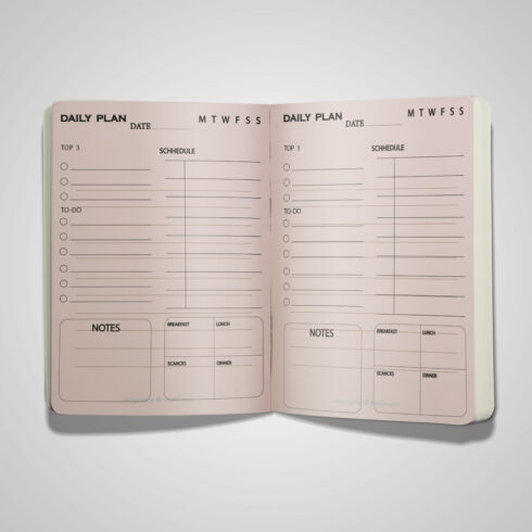 120 pages Daily Planner For Kids - MasterBundles