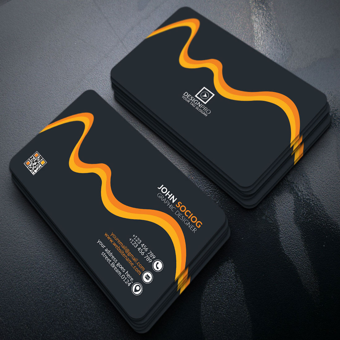 Printable Business Card Templates preview image.