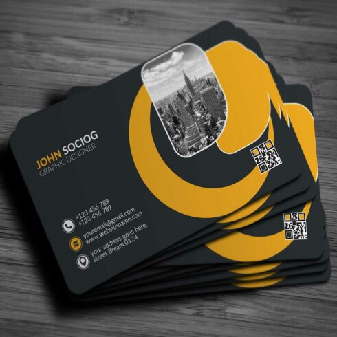 6 Business Card Template cover image.