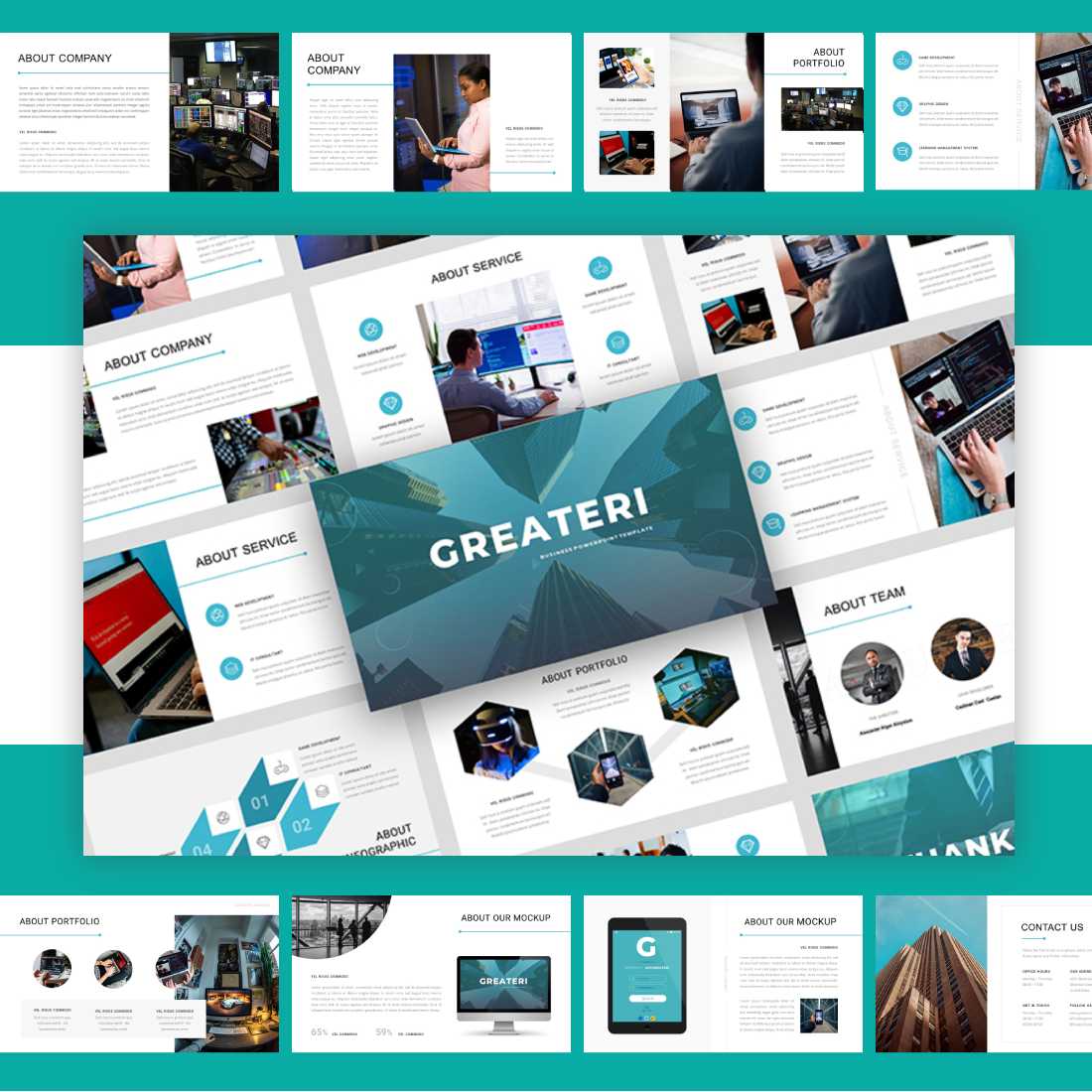 Greateri – Business Keynote Template cover image.