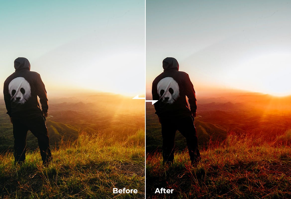 Nice Sunset (Actions & Presets)preview image.