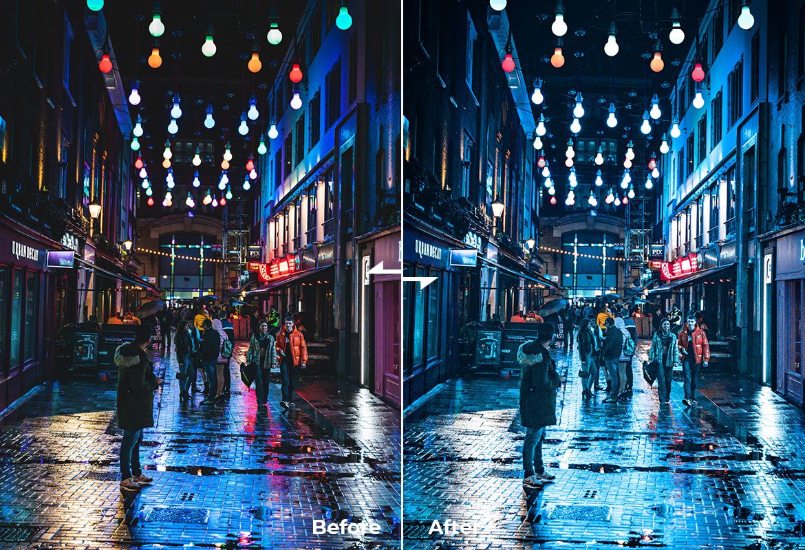 Lr Presets & Ps Actions - Blue Rainpreview image.