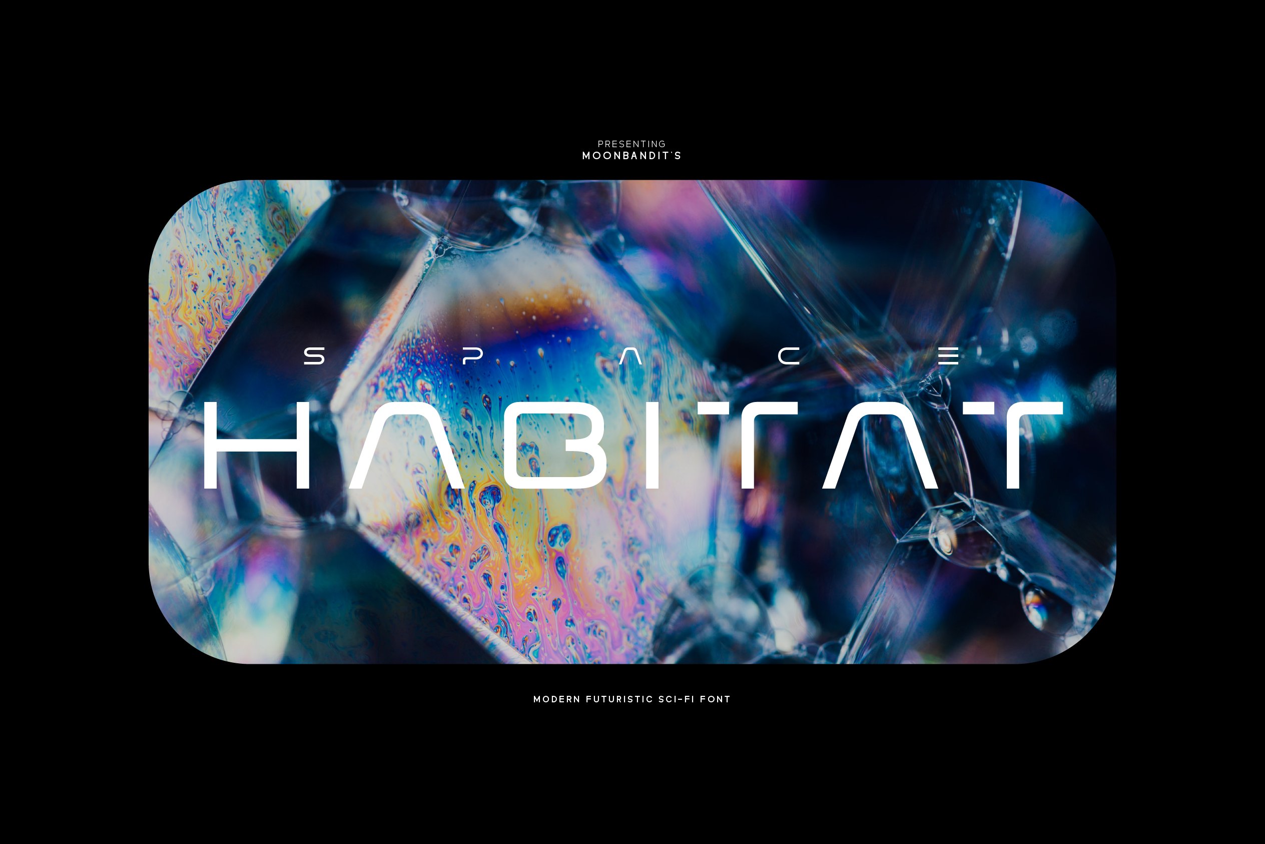 MBF Space Habitat - Scifi font cover image.