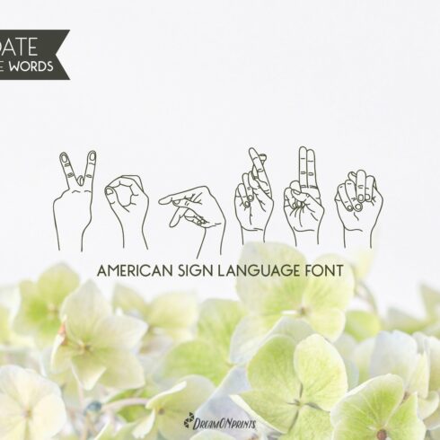 Koprun - American Sign Language Font cover image.