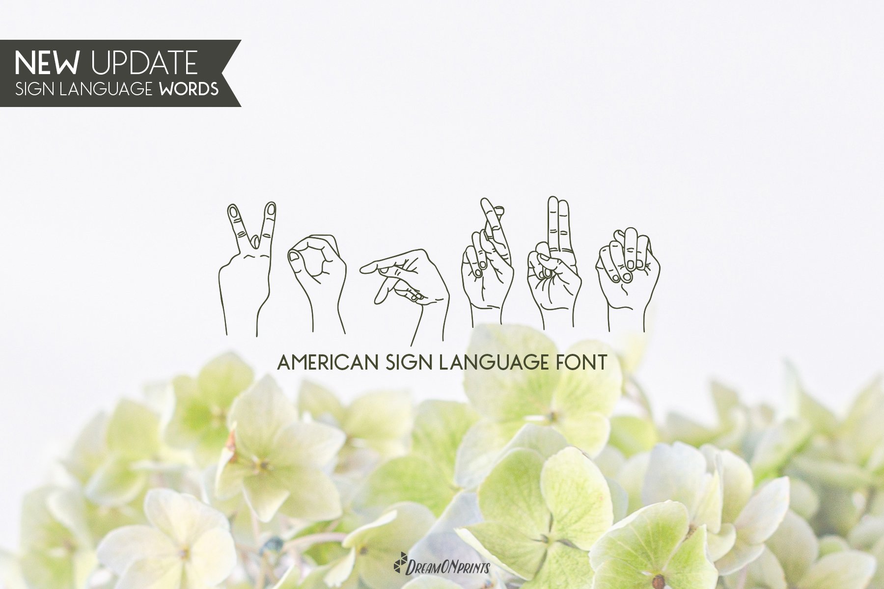 Koprun - American Sign Language Font cover image.
