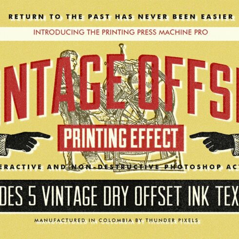 Vintage Offset Printing Effects Kitcover image.
