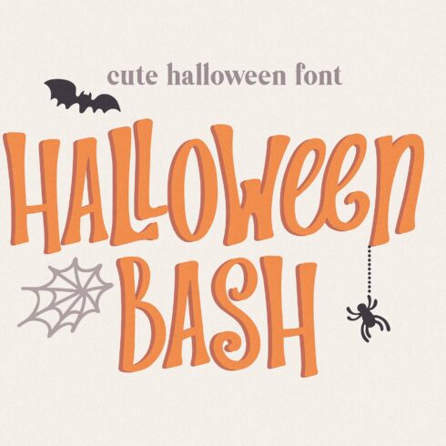 Halloween Bash Font for Crafters cover image.