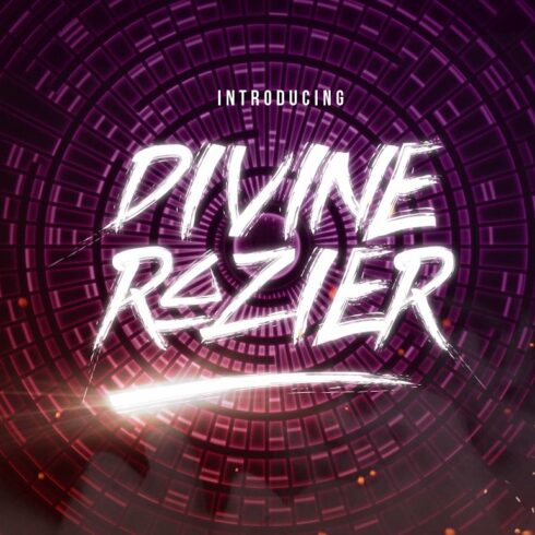 Divine Razier Font+Extra (50% OFF!) cover image.