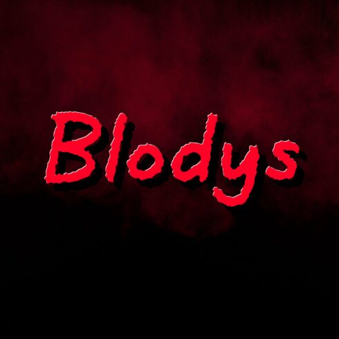 Blodys - Halloween Bloody Font cover image.