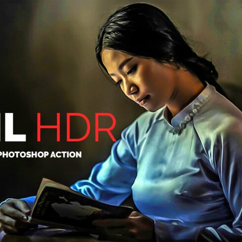 Oil HDR Photoshop Actioncover image.