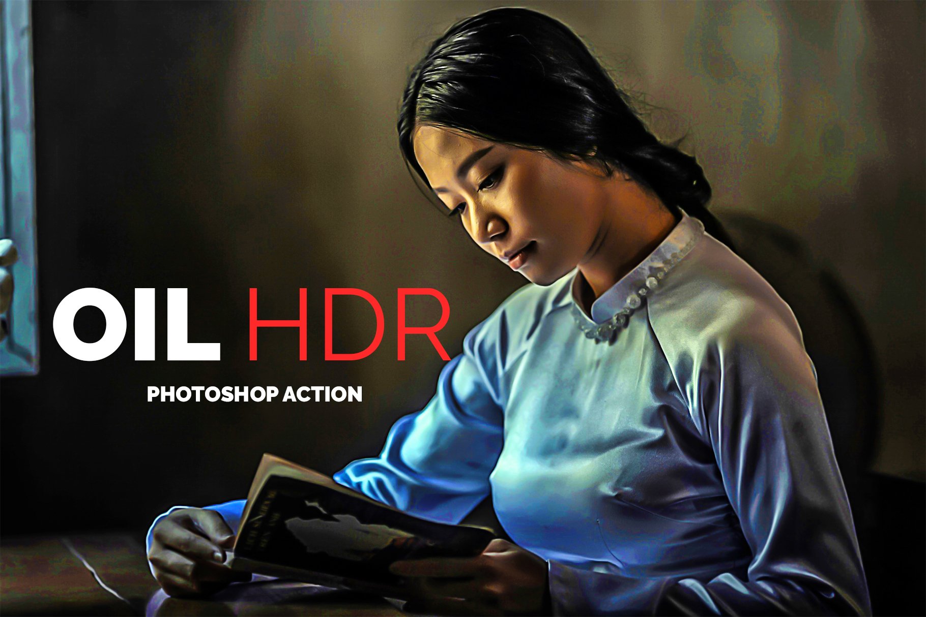 Oil HDR Photoshop Actioncover image.