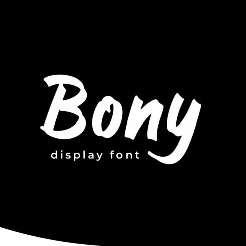 Bony - Bold Brushed Marker Font cover image.