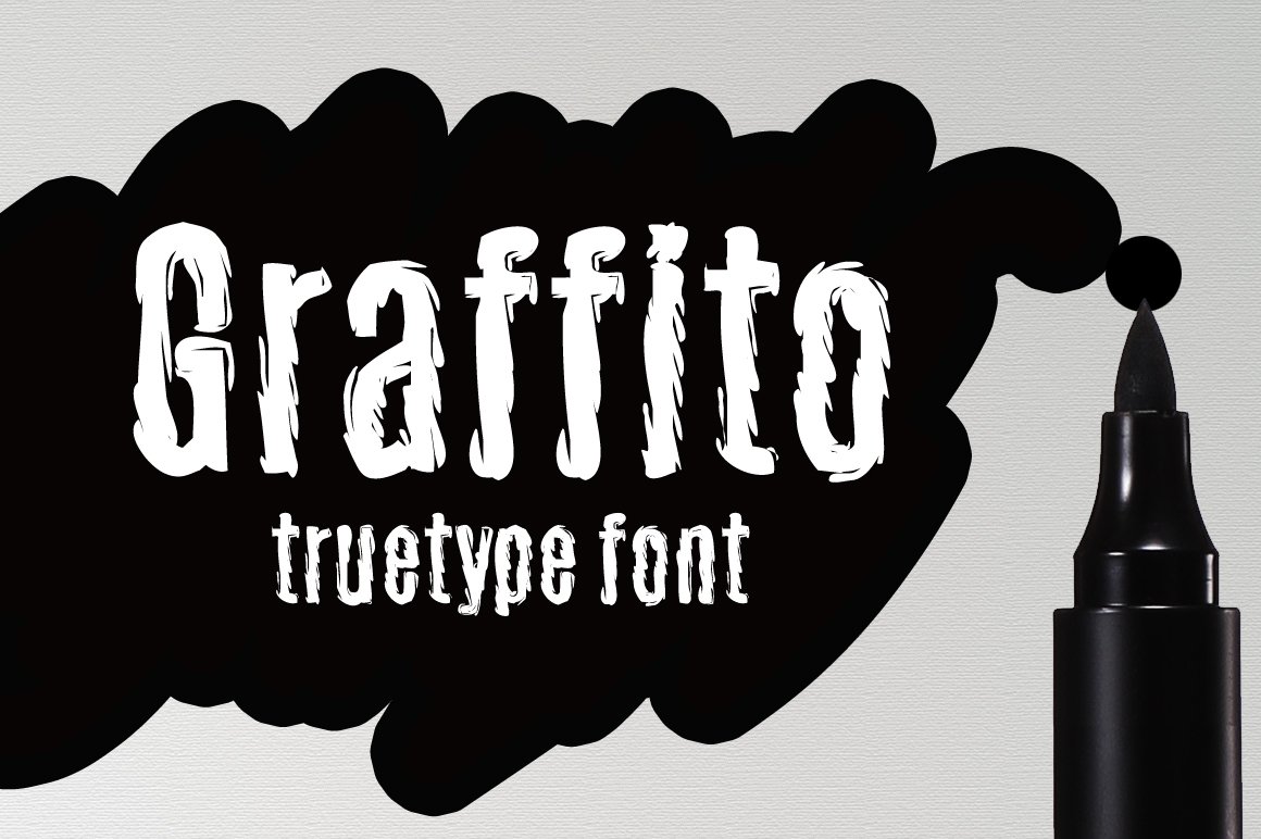 Graffito TrueType Font cover image.
