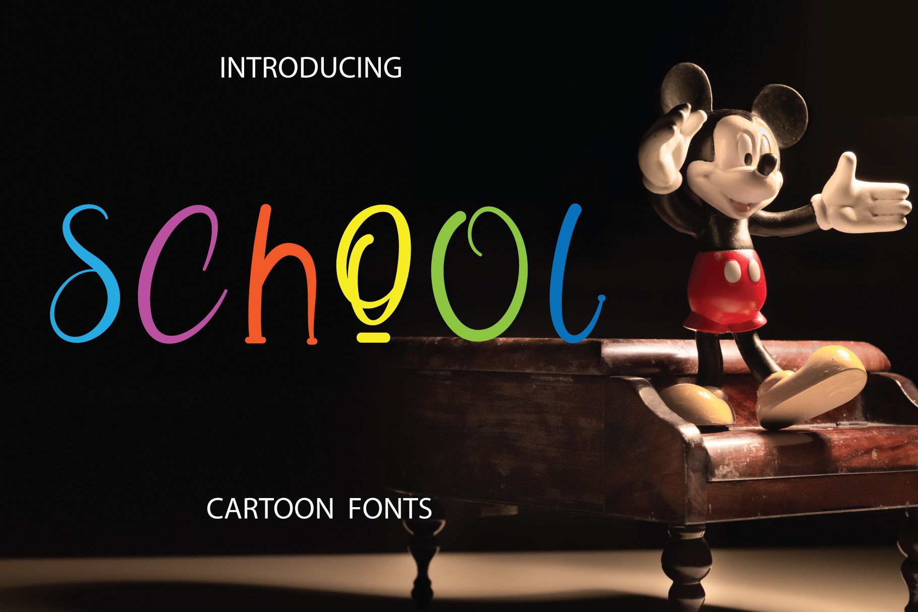 School Cartoon Bold Fonts cover image.