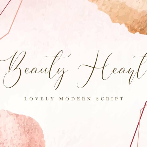 Beauty Heart - Lovely Script Font cover image.