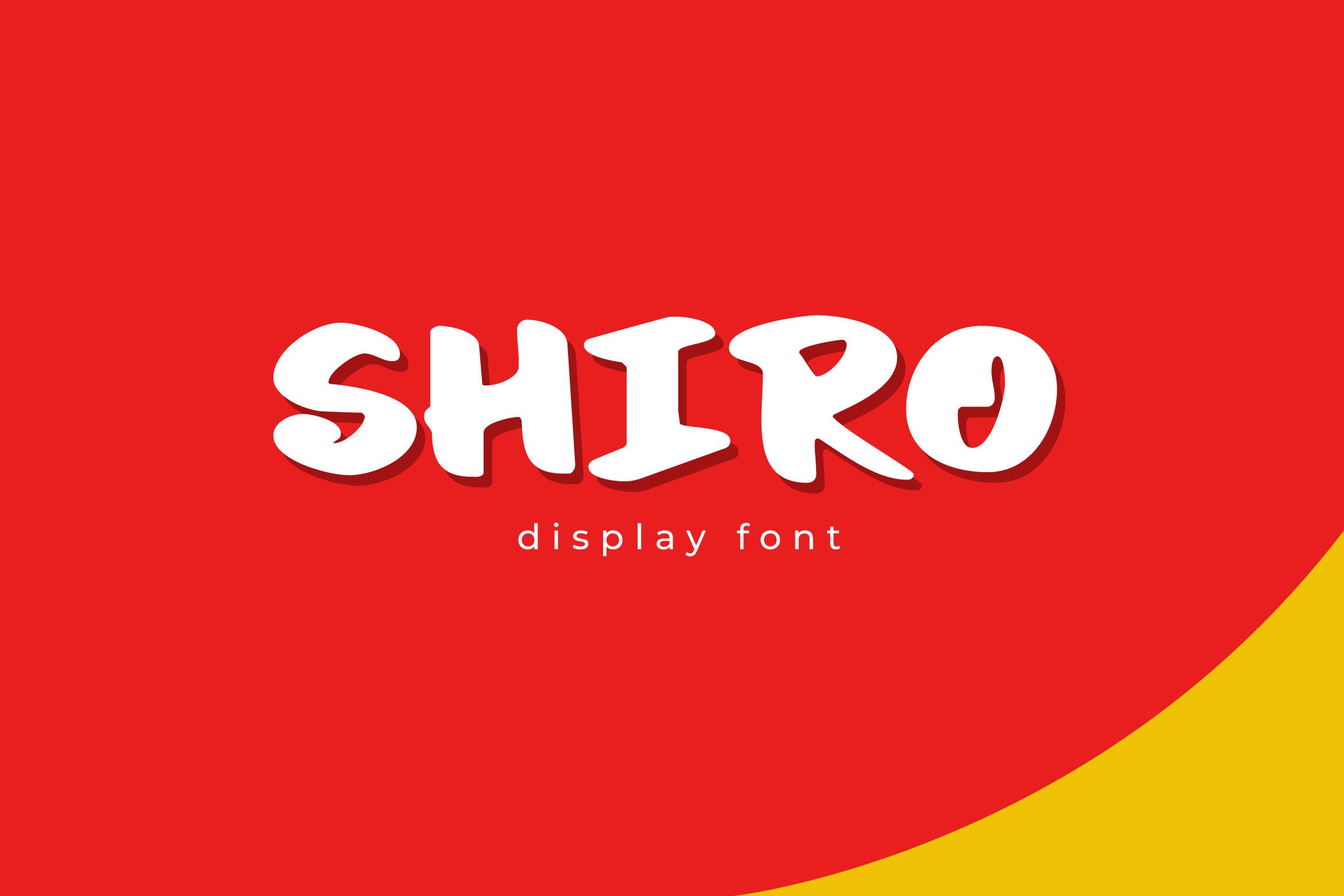 Shiro - Bold Display Font cover image.