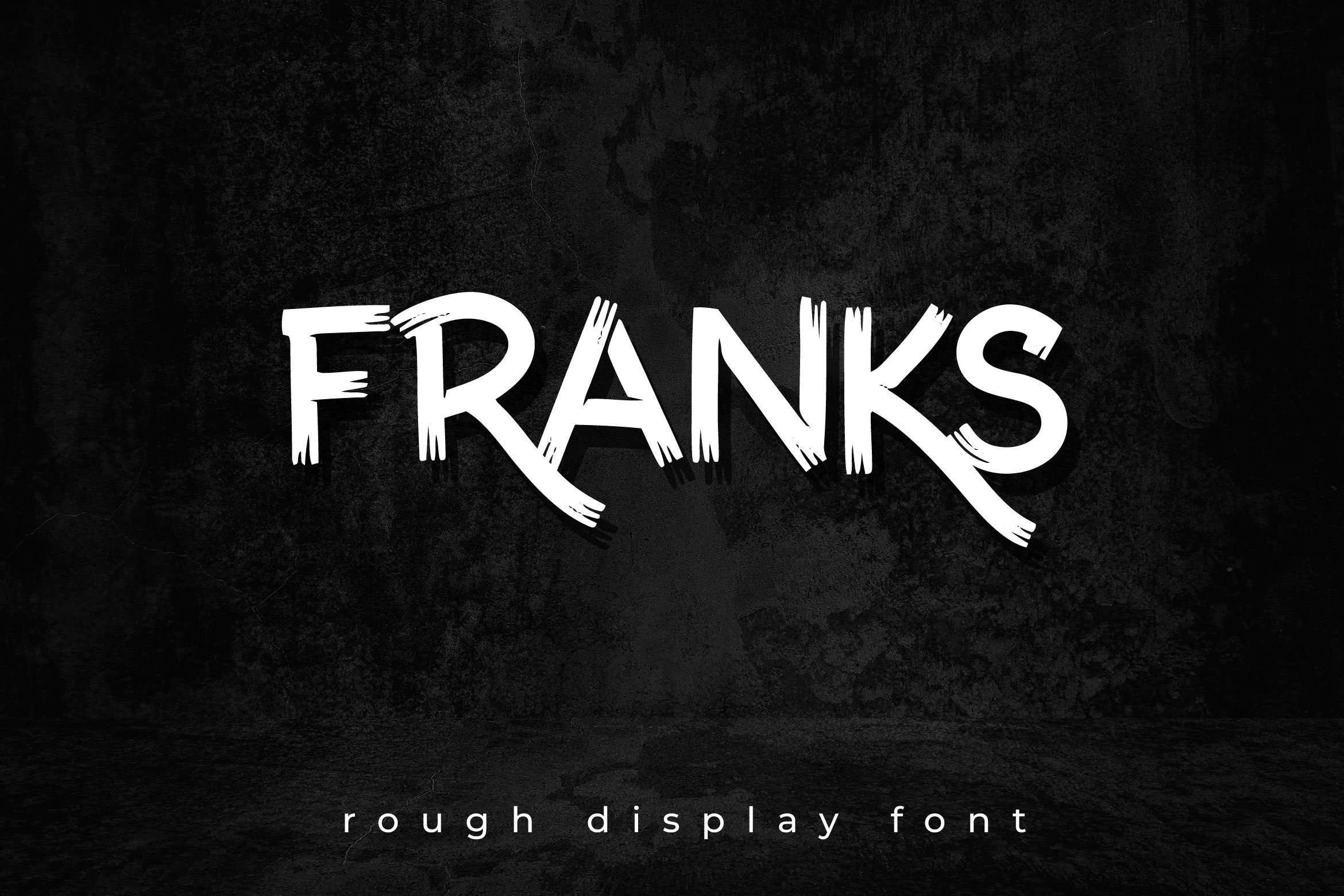 Franks - Brushed Display Font cover image.