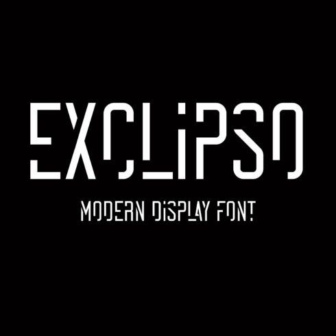 Exclipso - Elegant Display Font cover image.