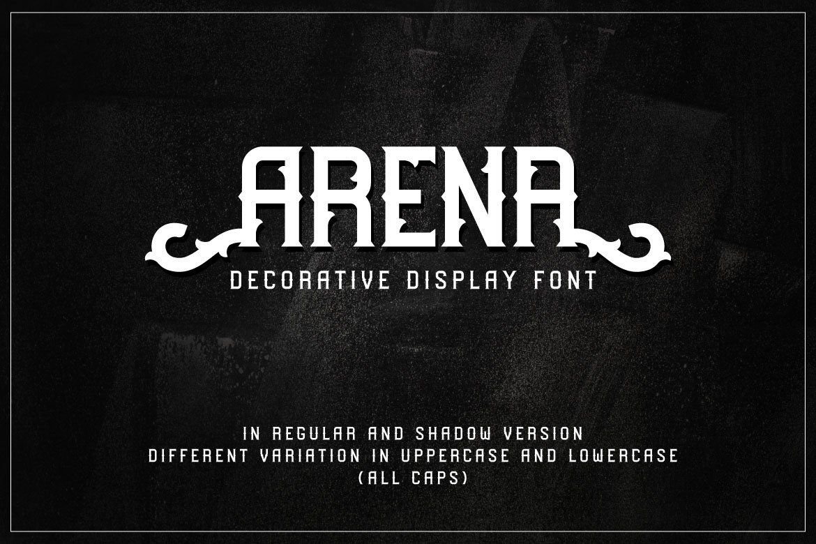 Arena - Decorative Display Font cover image.