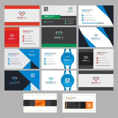 Business Card Template bundle cover image.