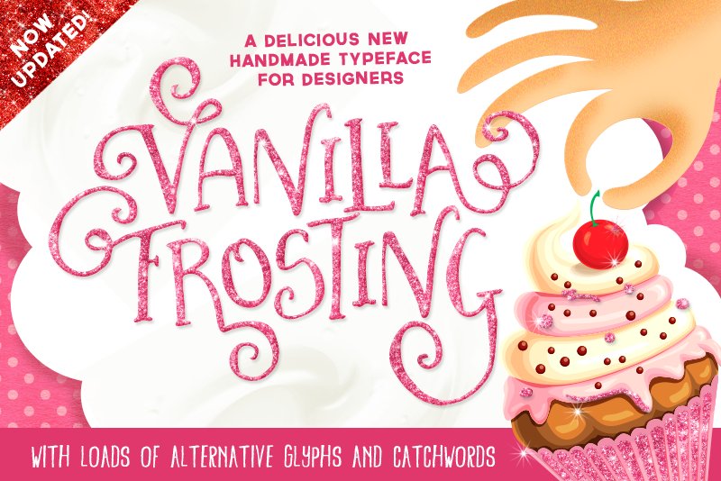 Vanilla Frosting Typeface cover image.