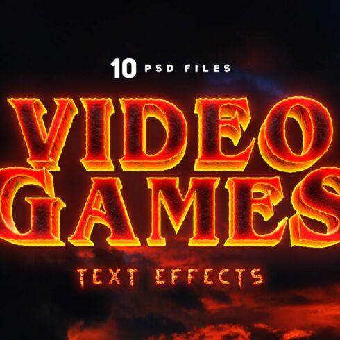 Video Games Title Text Effectscover image.