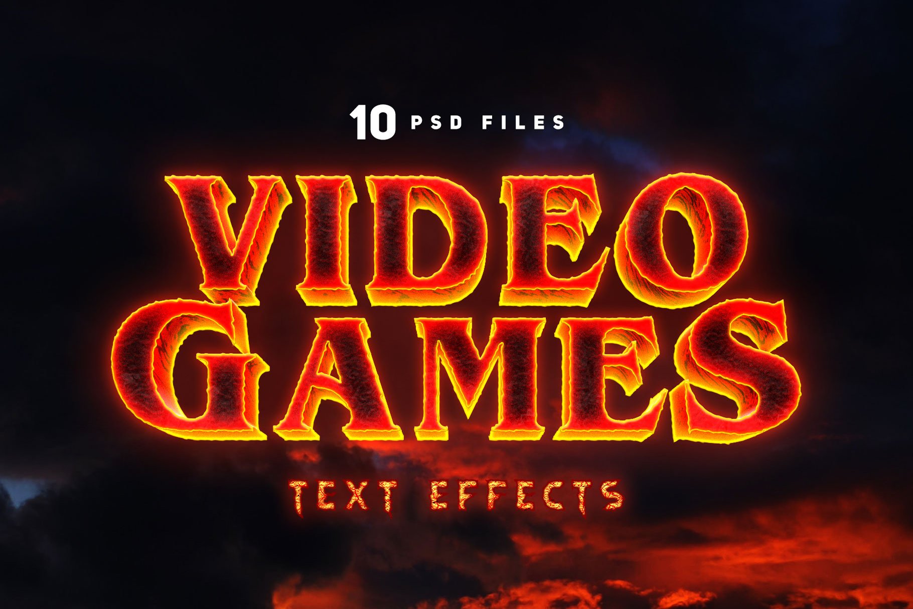 Video Games Title Text Effectscover image.