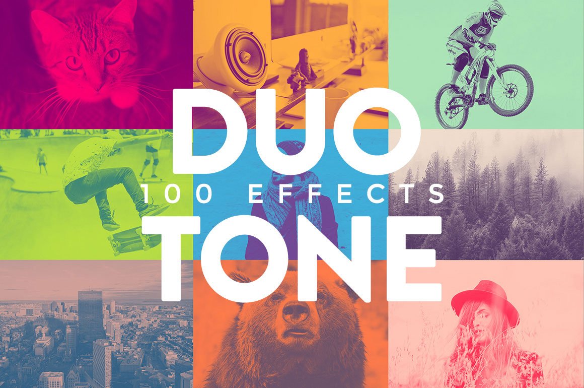 Duotone Effects Photoshop Actioncover image.