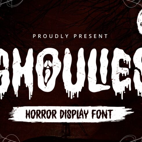 Ghoulies - Horror Display Font cover image.