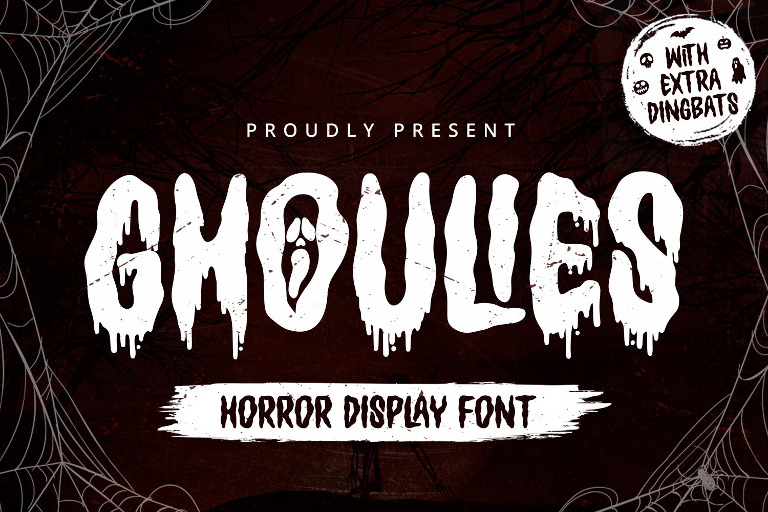 Ghoulies - Horror Display Font cover image.