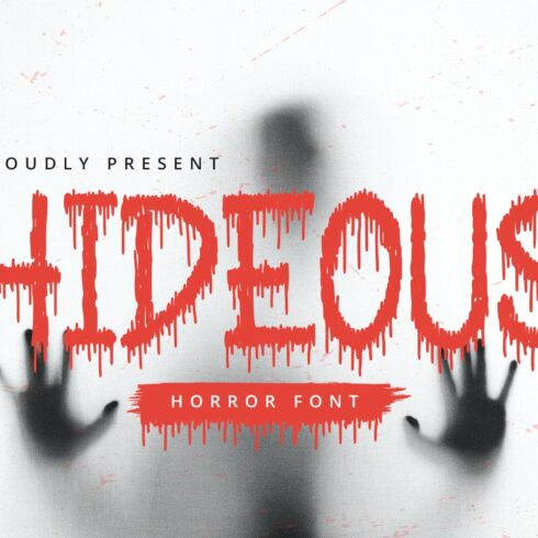 Hideous - Horror Display Font cover image.