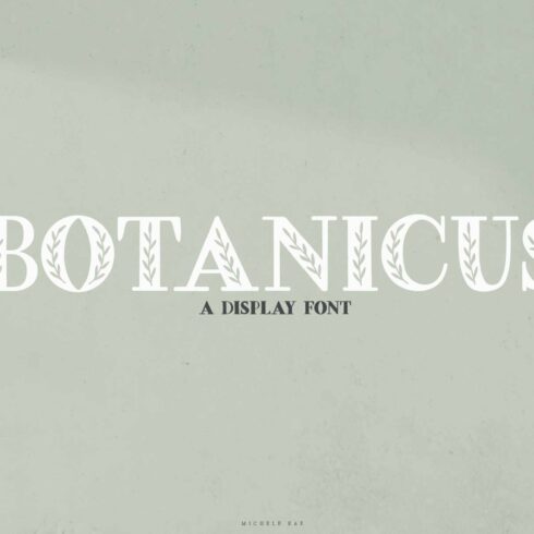 Botanicus | A Display Font cover image.