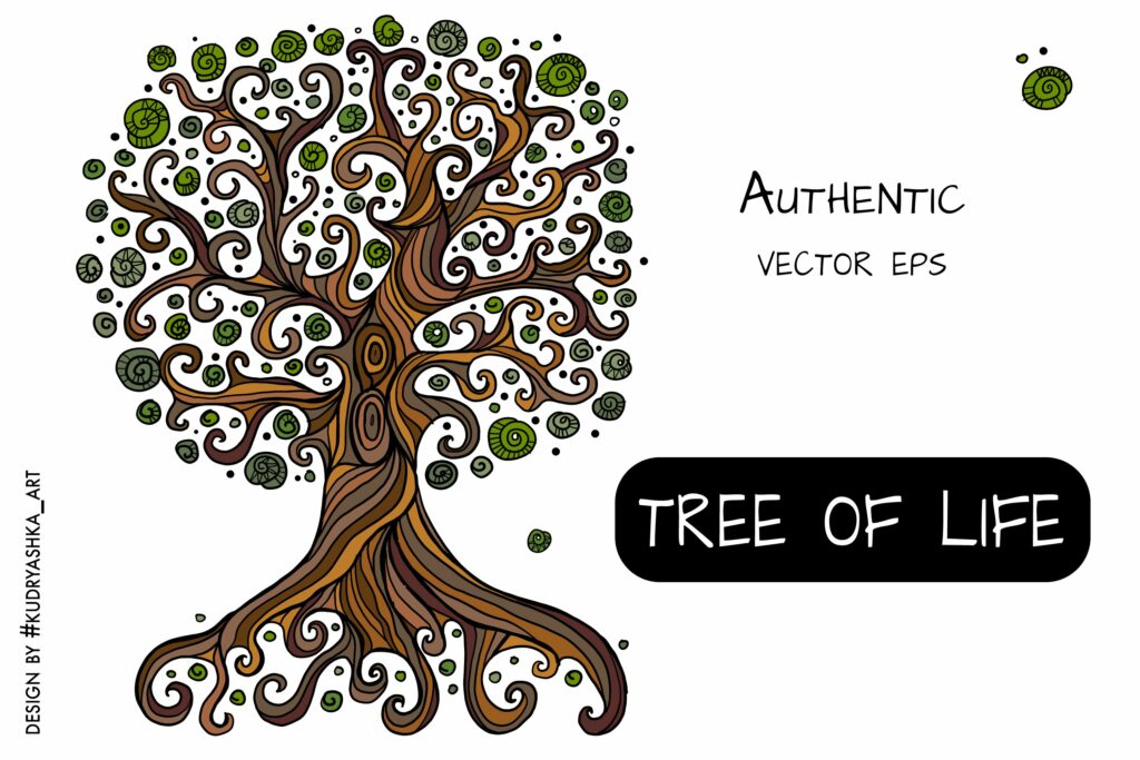 Tree Of Life Vector Tree With Roots MasterBundles Preview Old Tree 44 1024x683