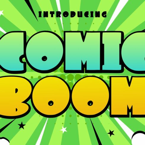Comic Boom | Display Cartoon Font cover image.