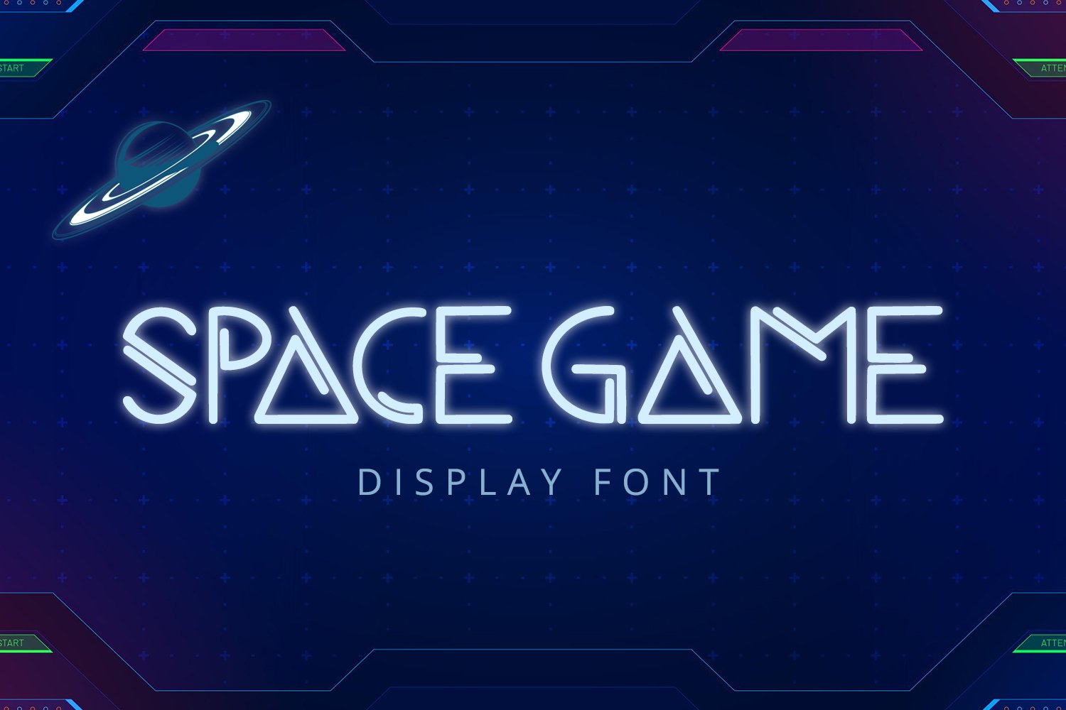 Space Game - Display Font cover image.