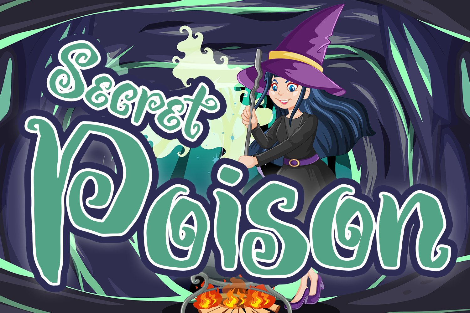 Witch Party - Playful Display Font preview image.