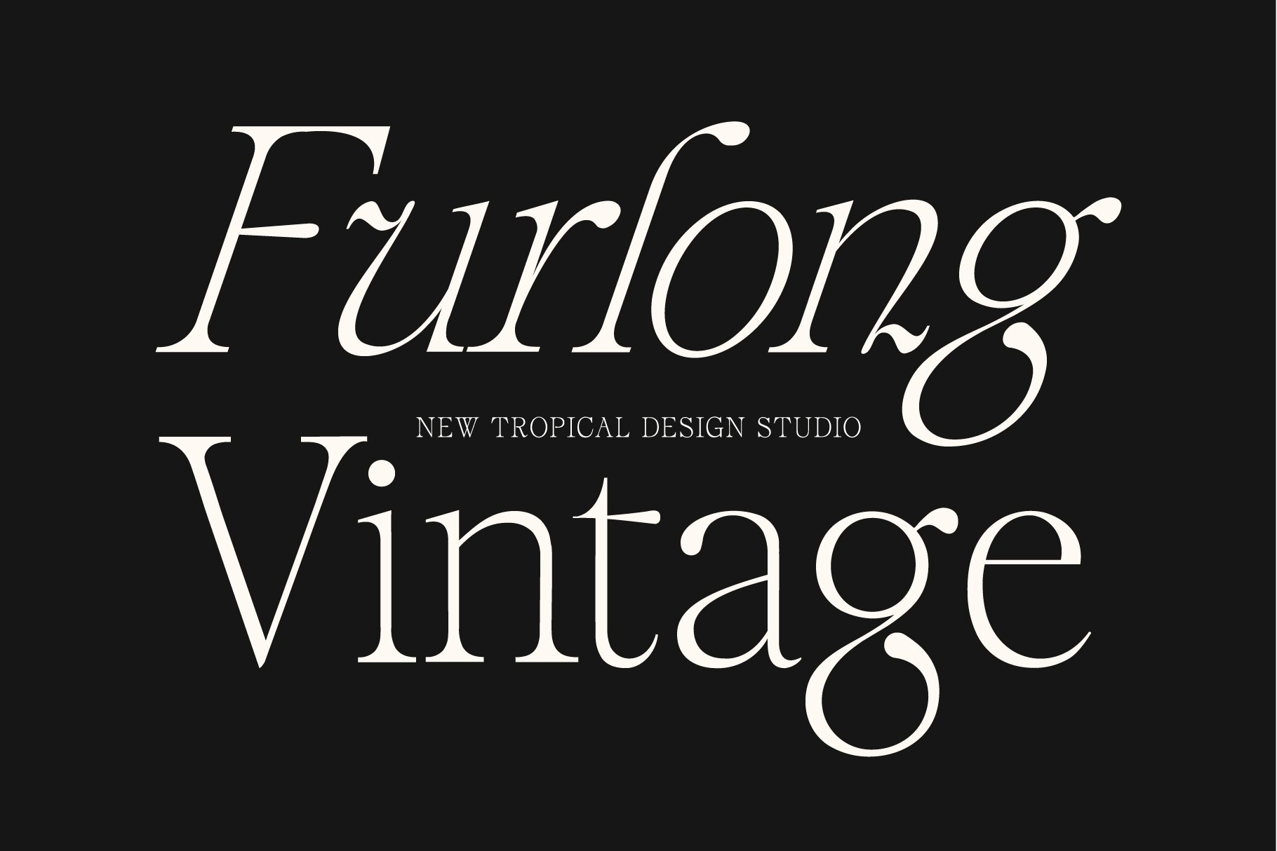 Furlong Vintage Serif Font cover image.