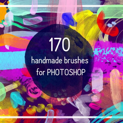 170 Handmade Brushes For Photoshopcover image.