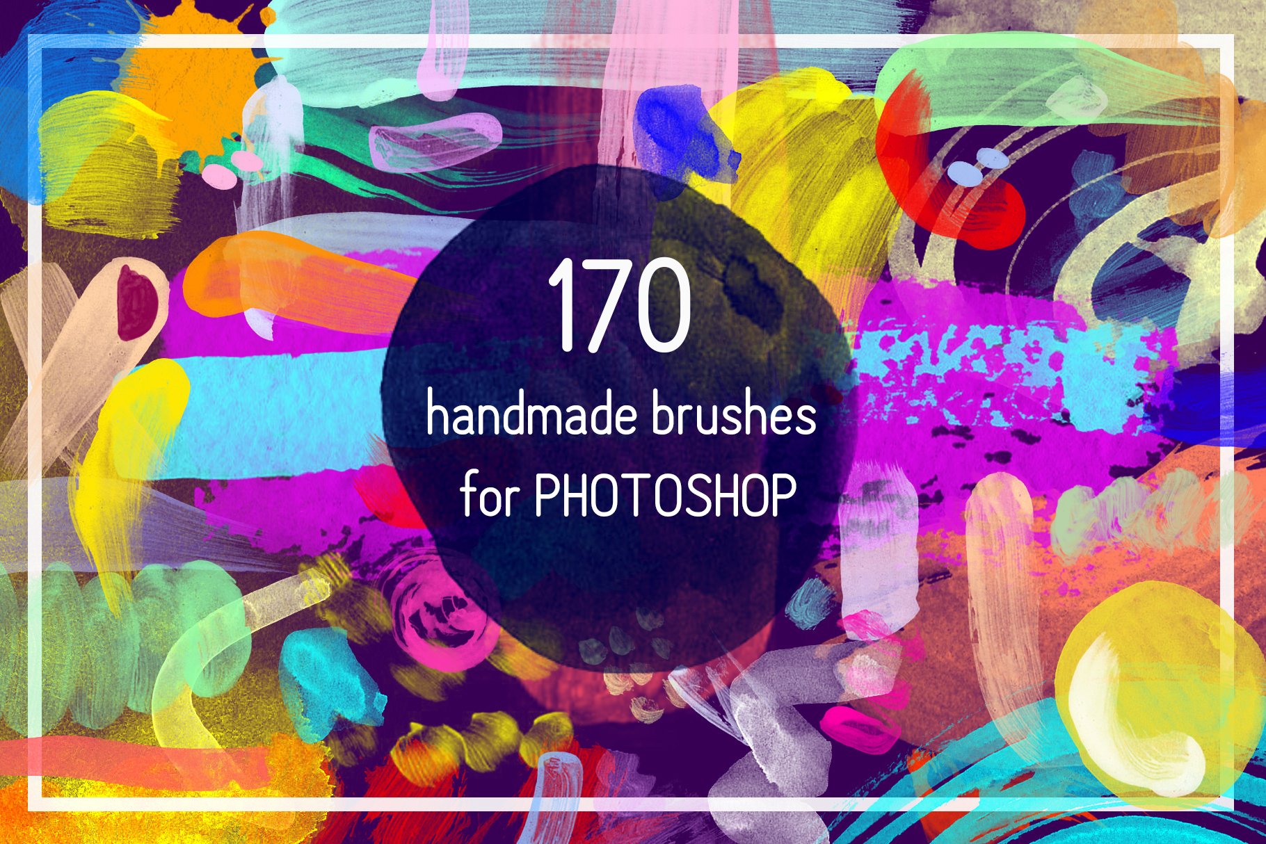 170 Handmade Brushes For Photoshopcover image.