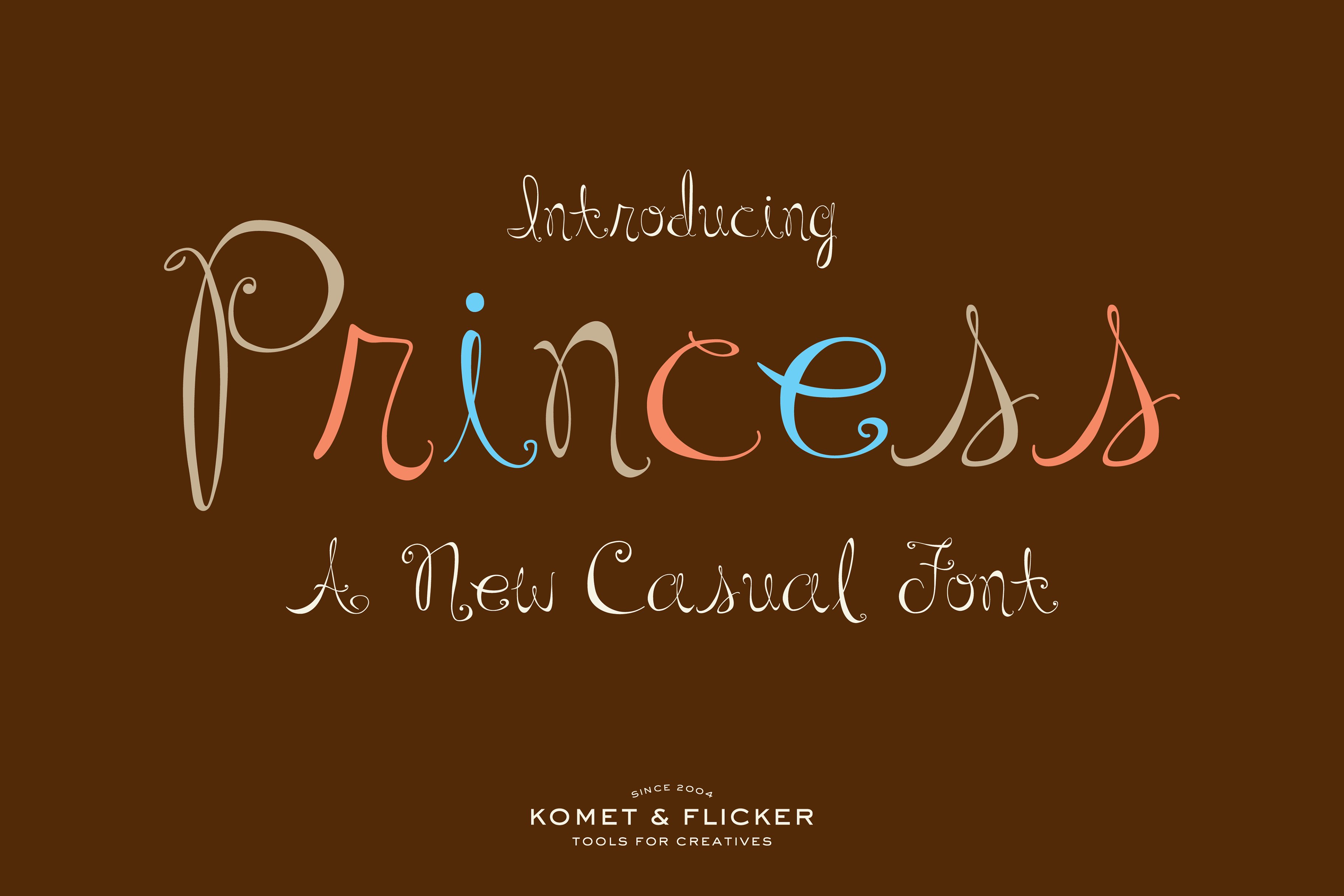 Princess – A Casual Script Font cover image.