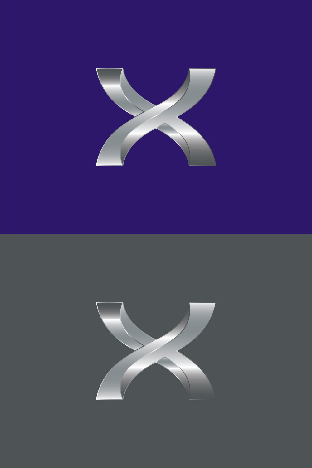 X Logo pinterest preview image.