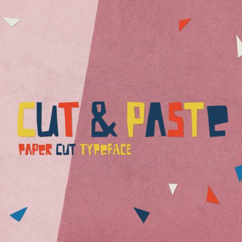 Cut And Paste - Paper Cut Font cover image.