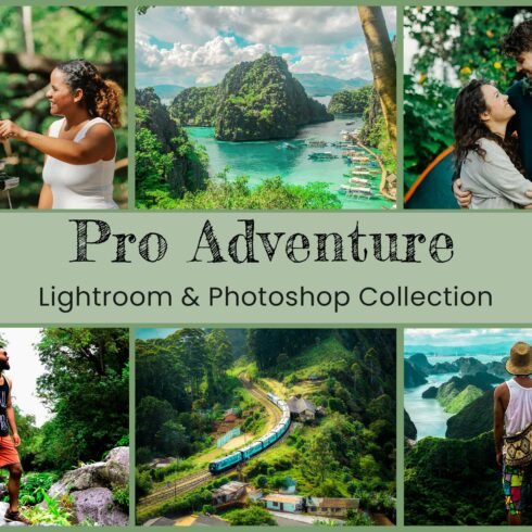 10 Pro Adventure lightroom presetscover image.