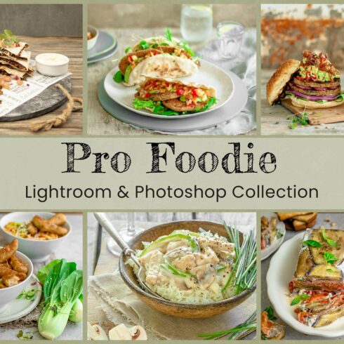 Foodie Lightroom Presets Photoshopcover image.