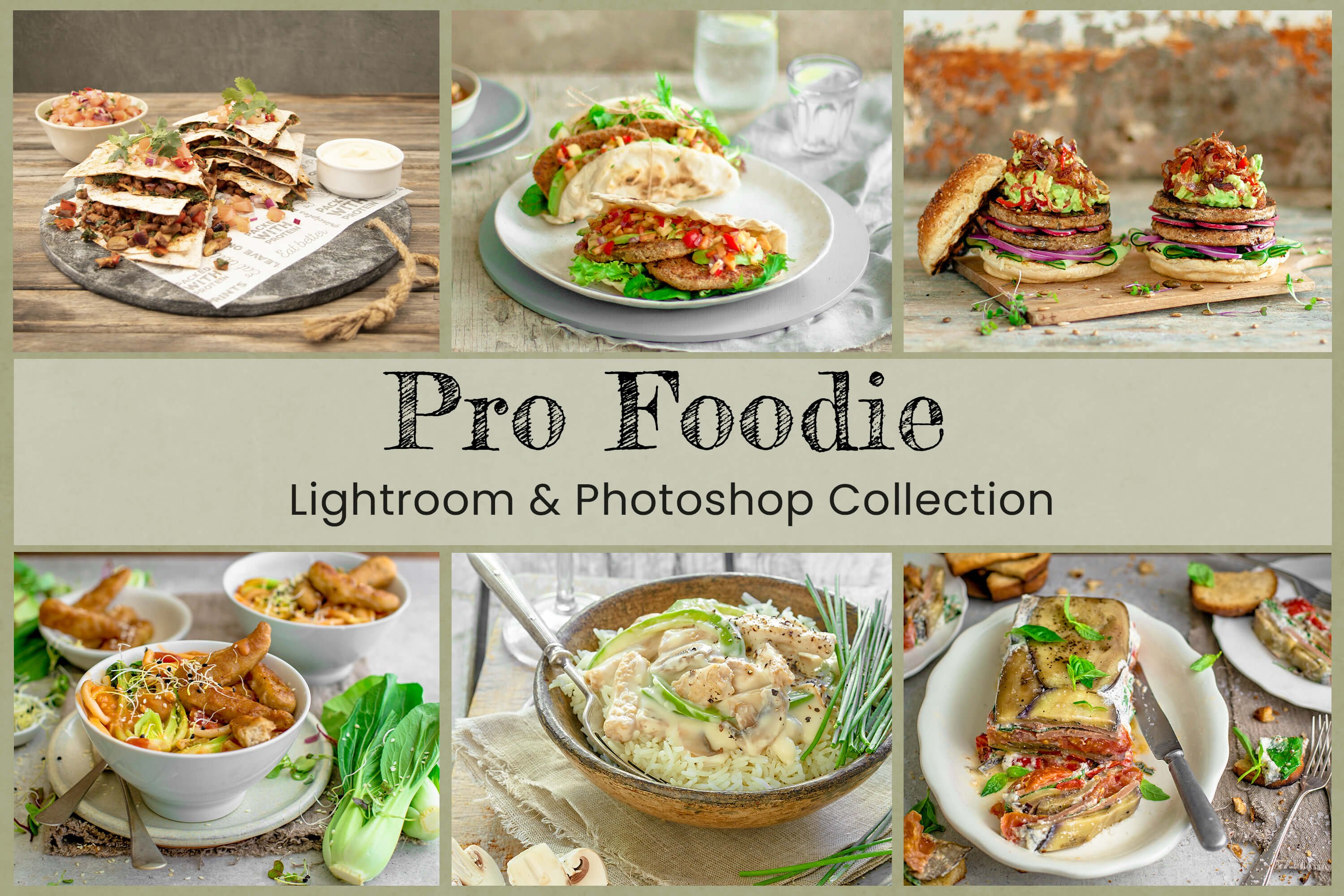 Foodie Lightroom Presets Photoshopcover image.