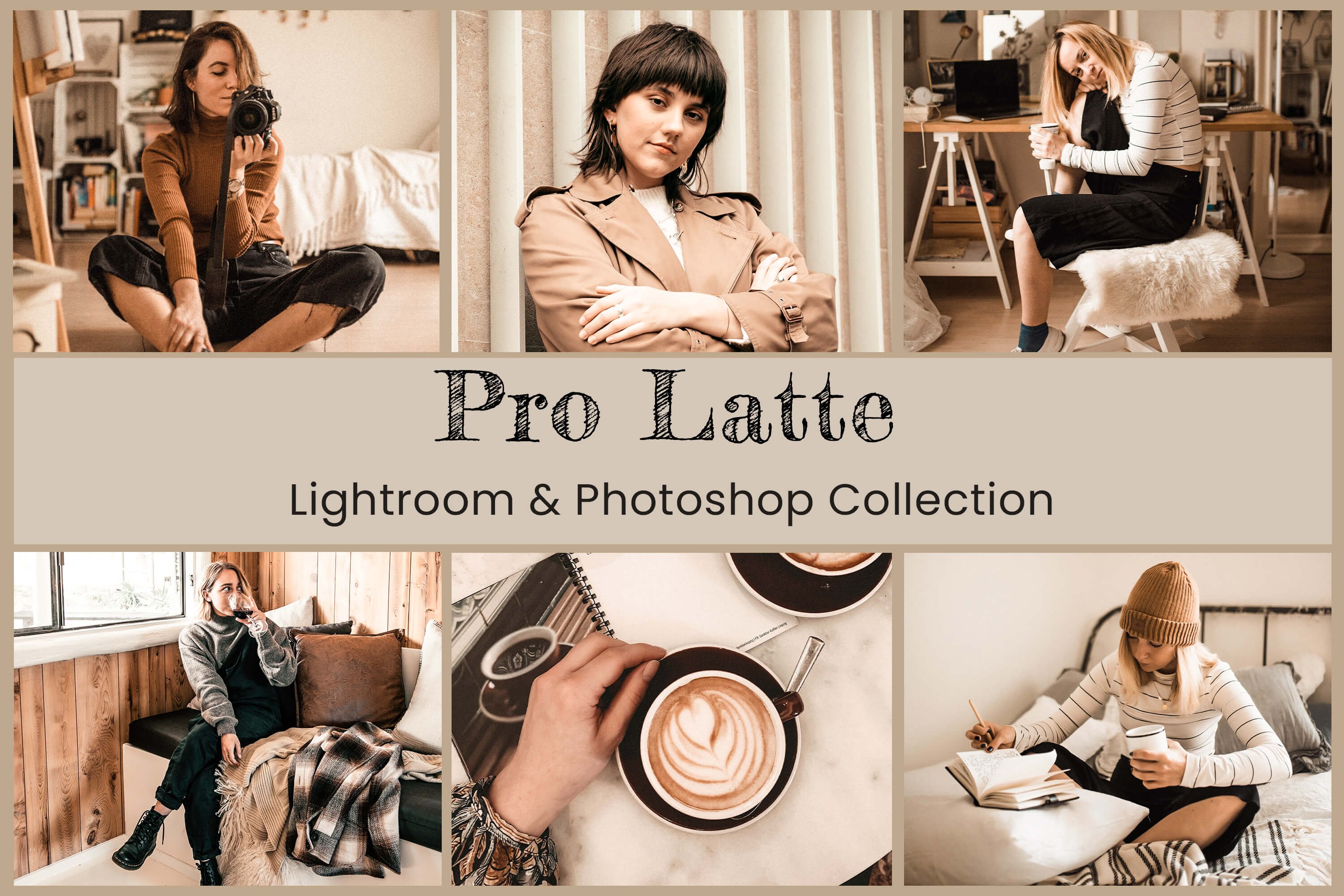 13 Pro Latte lightroom presetscover image.