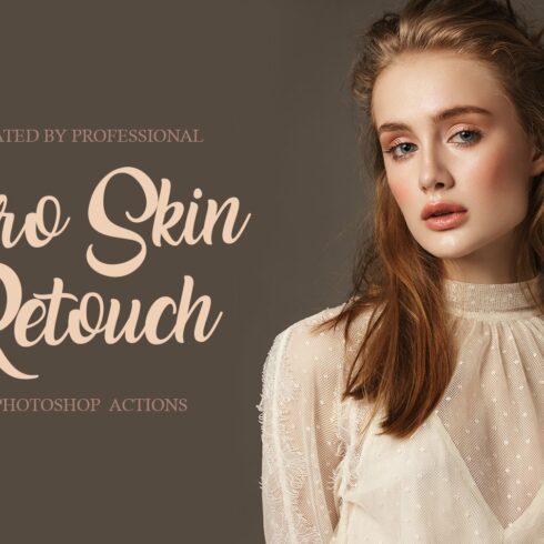 Pro Skin Retouch Photoshop Actionscover image.