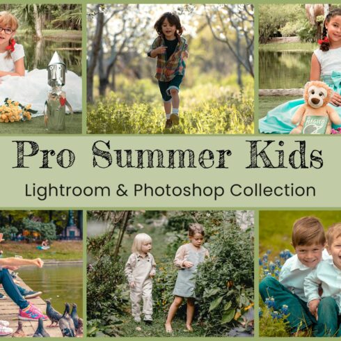 10 Pro Summer Kids Photo Editingcover image.
