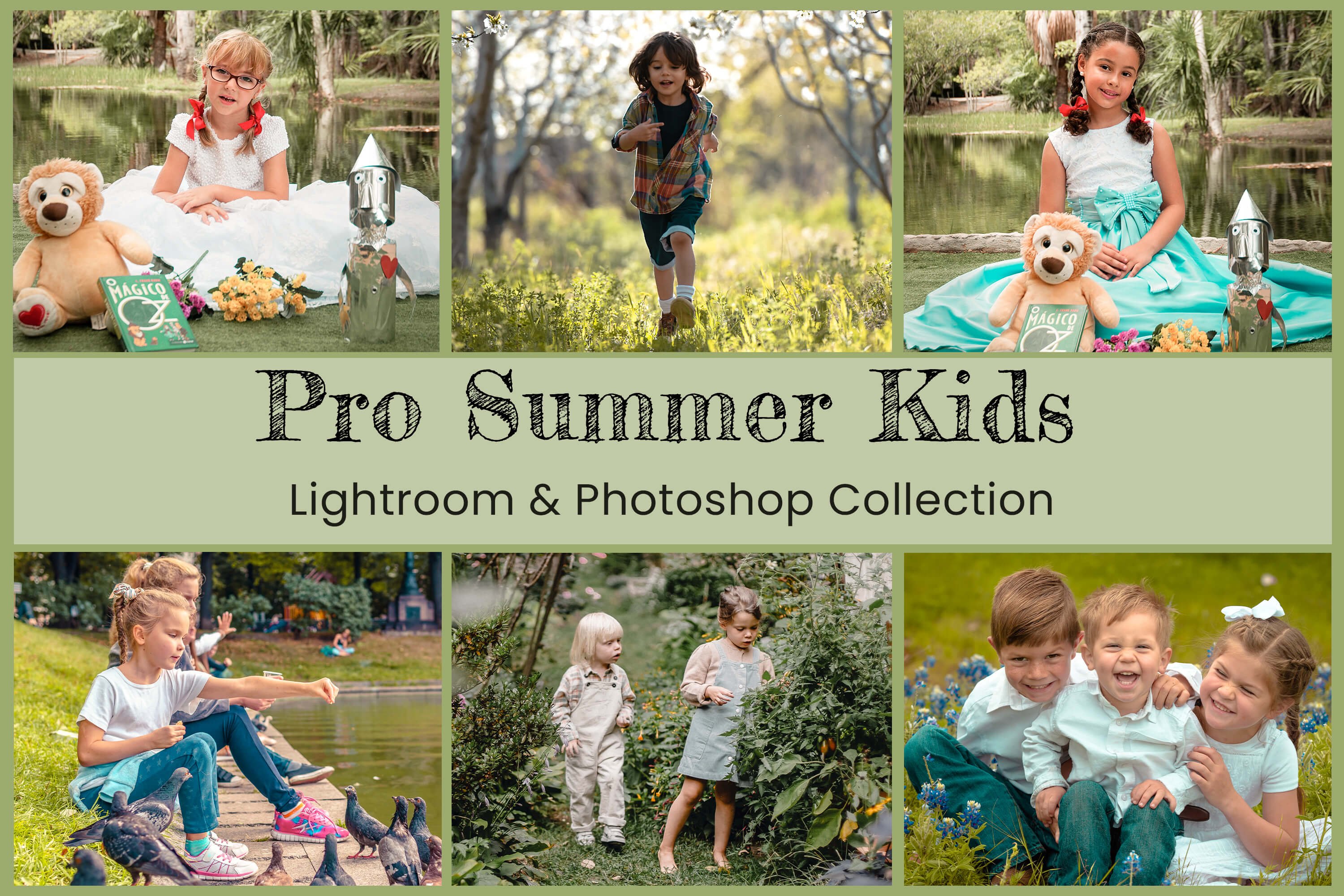 10 Pro Summer Kids Photo Editingcover image.